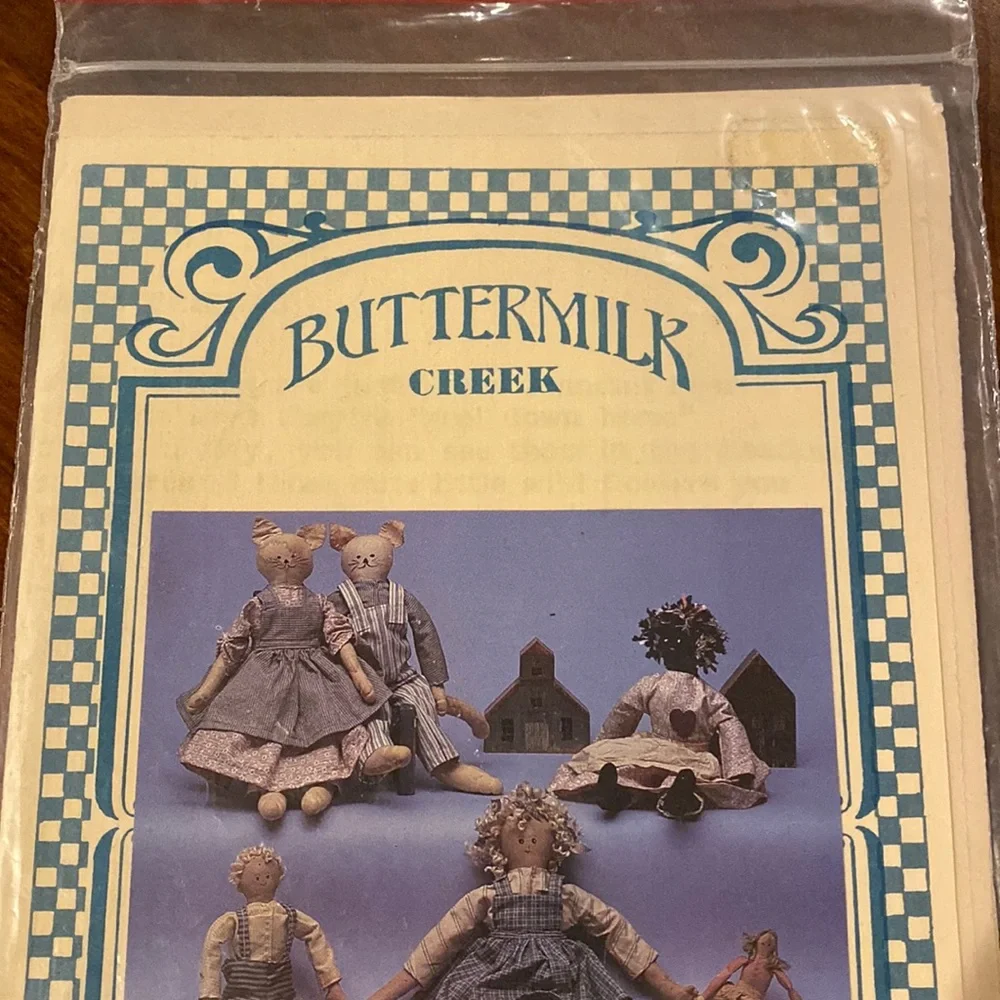 NEW Buttermilk Creek Country Pattern Saturday Friends Dolls Uncut Cottageco…